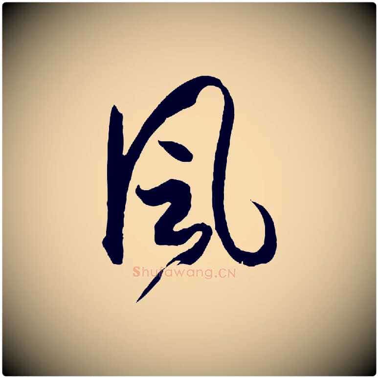 風毛笔草书写法,摘自唐代孙过庭书谱
