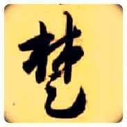 楚毛笔草书写法,摘自隋智永真草千字文