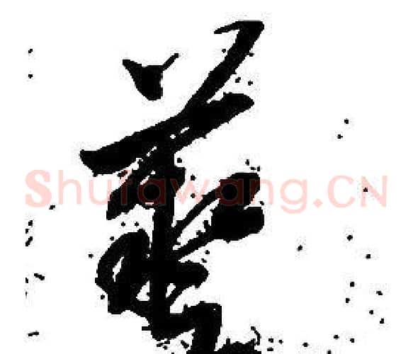 藝字启功毛笔草书书法写法,摘自千字文