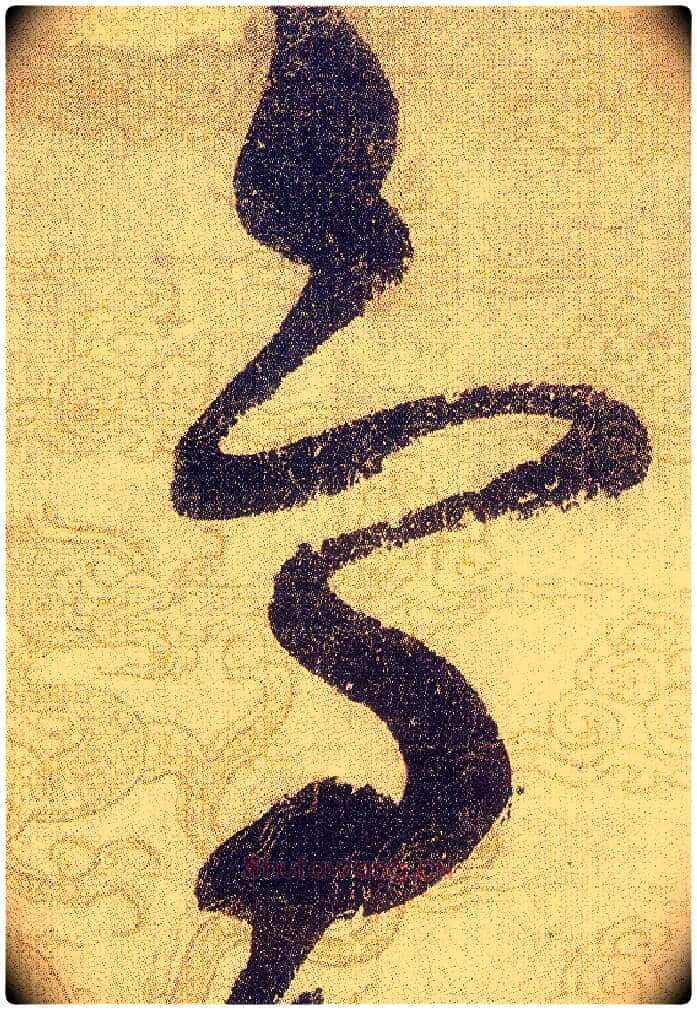 鳥毛笔草书写法,摘自宋赵佶草书千字文