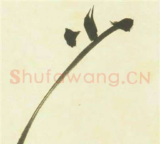 少字祝枝山毛笔草书书法写法,摘自曹植诗四首