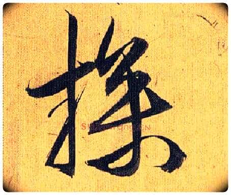 操毛笔草书写法,摘自明祝允明行草归田赋乐志论
