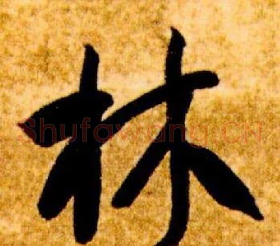 林字智永毛笔草书书法写法,摘自真草千字文