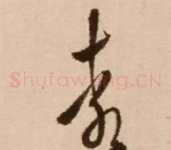 袁字徐渭毛笔草书书法写法,摘自论书法卷