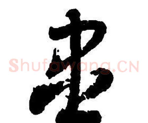 盡字启功毛笔草书书法写法,摘自千字文