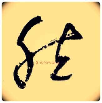 然毛笔草书写法,摘自明王铎草书诗卷