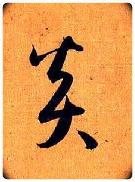 炎毛笔草书写法,摘自唐孙过庭书谱