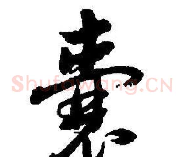 囊字启功毛笔草书书法写法,摘自千字文