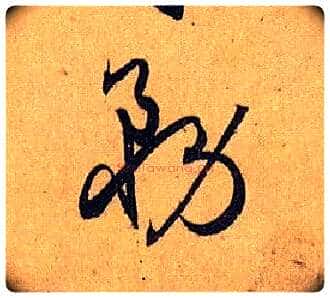 务毛笔草书写法,摘自唐孙过庭书谱