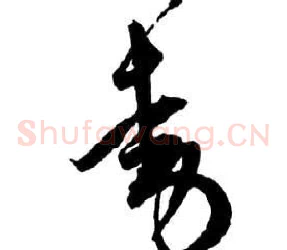 動字祝枝山毛笔草书书法写法,摘自前赤壁赋