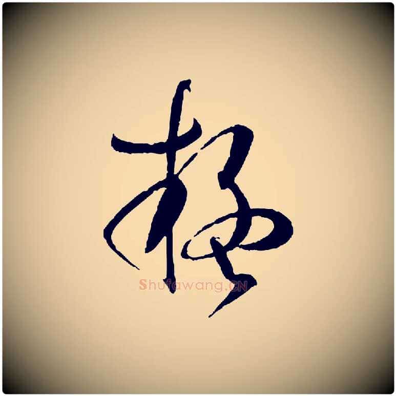 疑毛笔草书写法,摘自唐代孙过庭书谱