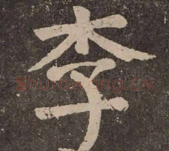 李字颜真卿毛笔楷书写法,摘自李玄靖碑