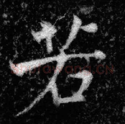 若字张即之毛笔楷书书法写法,摘自王友度墓志