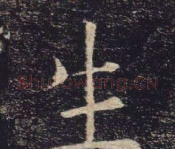 生字褚遂良毛笔楷书书法写法,摘自雁塔圣教序