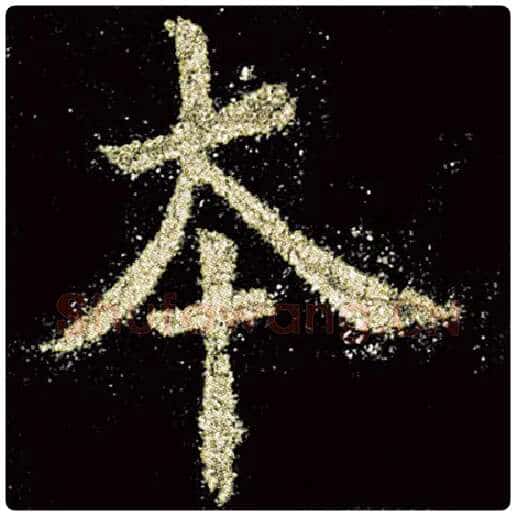 欧阳询毛笔楷书本字的写法,摘自欧阳询书法作品九成宫醴泉铭