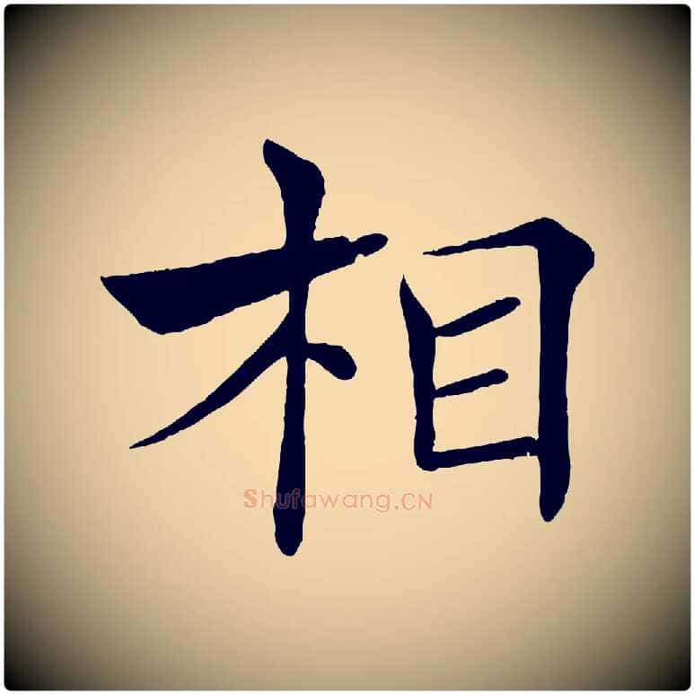 相毛笔楷书写法,摘自唐代褚遂良倪宽赞