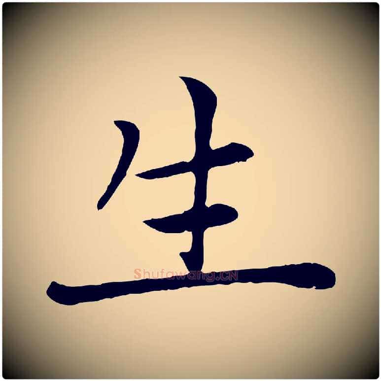 生毛笔楷书写法,摘自元代赵孟頫卫淑媛墓志