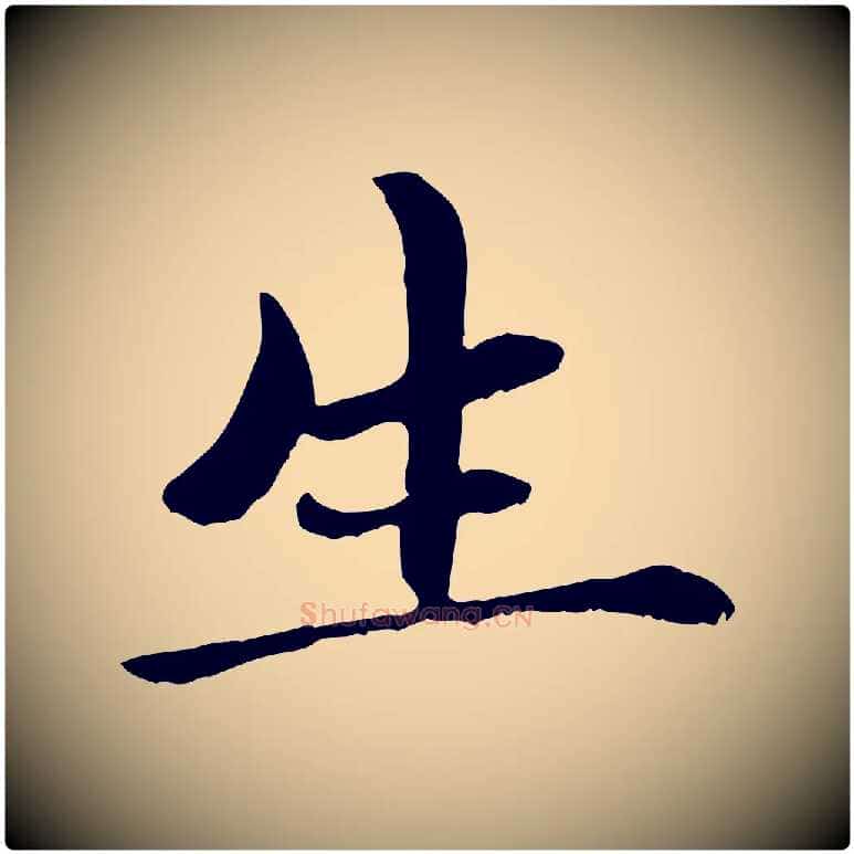 生毛笔楷书写法,摘自元代赵孟頫卫淑媛墓志