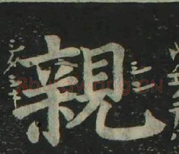 親字姜立纲毛笔楷书书法写法,摘自四体千字文