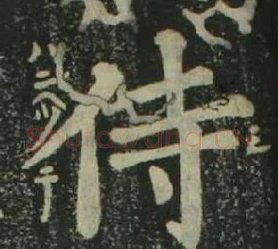 侍字姜立纲毛笔楷书书法写法,摘自四体千字文