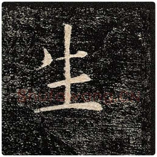 褚遂良毛笔楷书生字的写法,摘自褚遂良书法作品雁塔圣教序