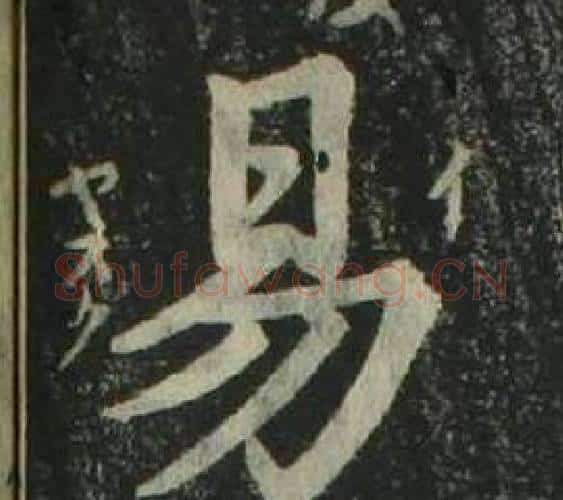 易字姜立纲毛笔楷书书法写法,摘自四体千字文