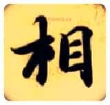 相毛笔楷书写法,摘自隋智永真草千字文