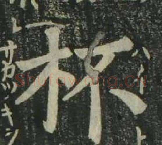 杯字姜立纲毛笔楷书书法写法,摘自四体千字文