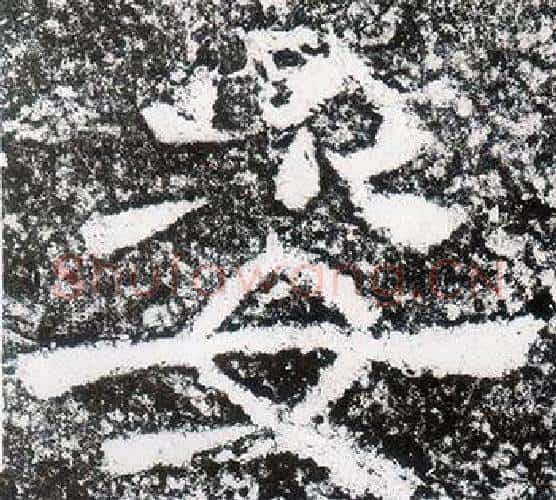 姿字仇靖毛笔隶书书法写法,摘自西狭颂