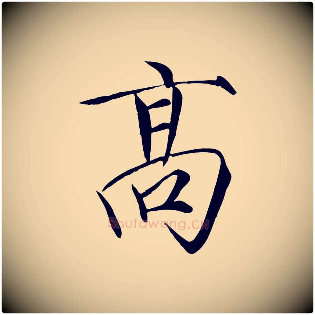 高毛笔瘦金体写法,摘自宋代徽宗跋张翰帖