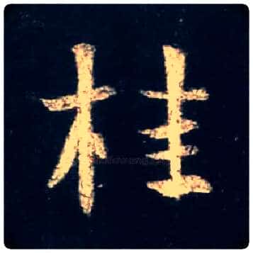 桂毛笔行书写法,摘自唐怀仁集王羲之圣教序