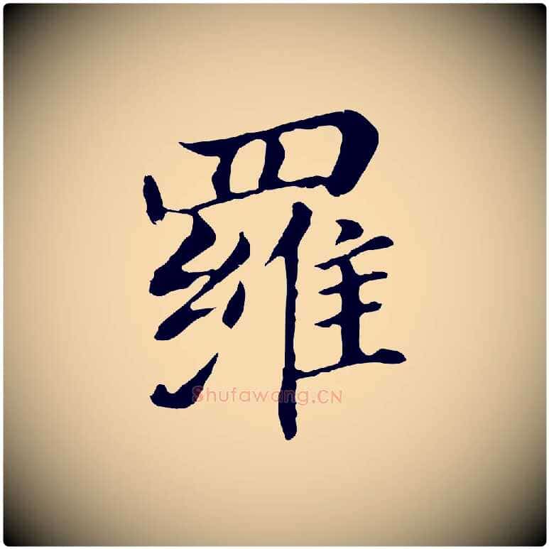 羅毛笔行书写法,摘自明代董其昌洛神赋十三行补