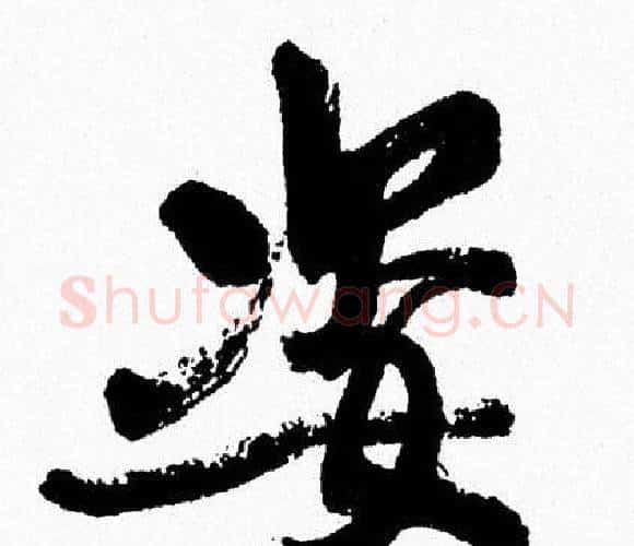 姿字周慧珺毛笔行书书法写法,摘自周慧珺毛笔行书书法作品