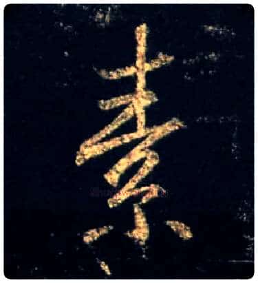 素毛笔行书写法,摘自唐怀仁集王羲之圣教序