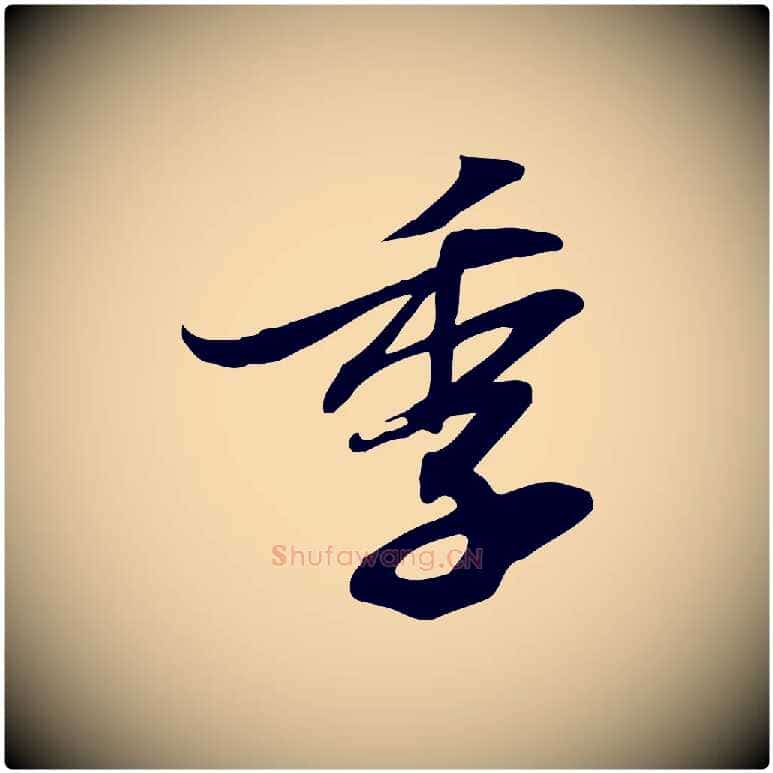 季毛笔行书写法,摘自宋代苏轼人来得书帖