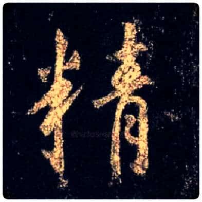 精毛笔行书写法,摘自唐怀仁集王羲之圣教序