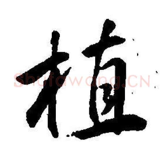 植字康熙毛笔行书书法写法,摘自千字文