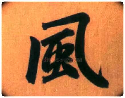 風毛笔行书写法,摘自元赵孟頫烟江叠嶂图诗卷