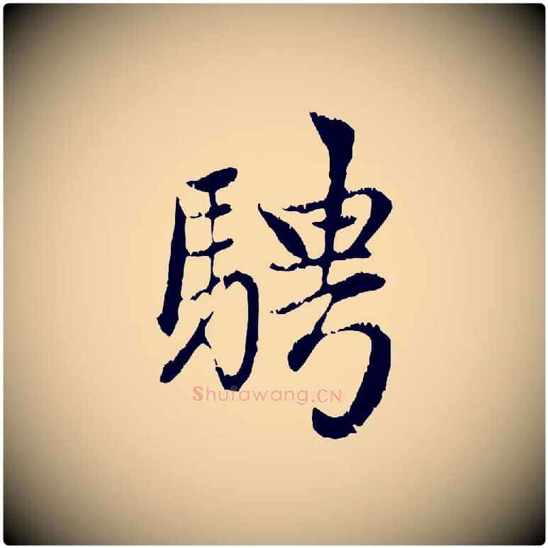 騁毛笔行楷写法,摘自元代赵孟頫感兴诗并序