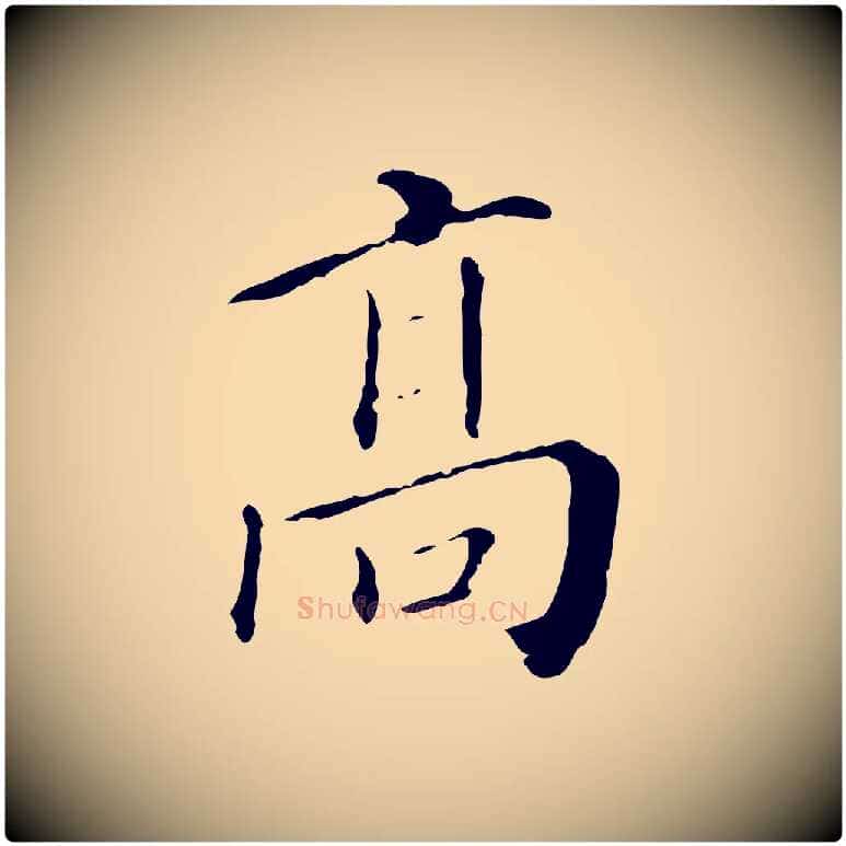 高毛笔行楷写法,摘自明代徐守和保母帖释文