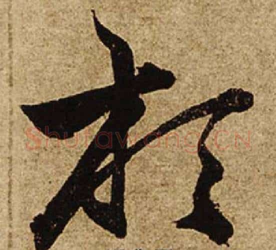 於字柯九思毛笔行书书法写法,摘自老人星赋