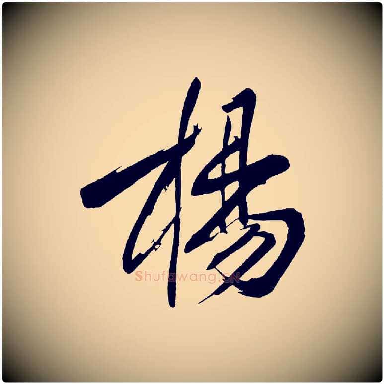 楊毛笔行书写法,摘自明代董其昌跋寒食帖