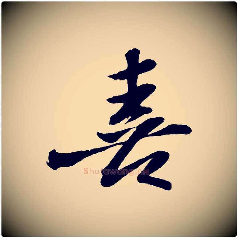 喜毛笔行书写法,摘自宋代苏轼书杜诗帖