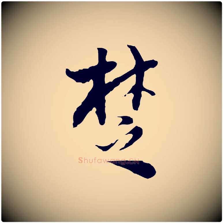楚毛笔行书写法,摘自明代董其昌跋赤壁赋