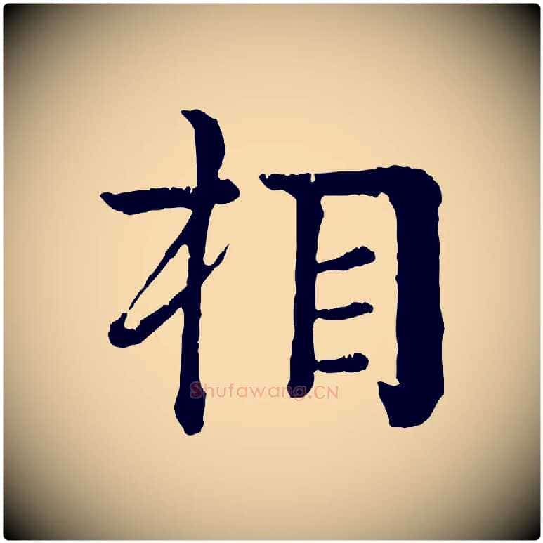 相毛笔行楷写法,摘自元代柳贯跋道服赞
