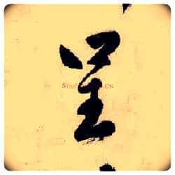呈毛笔行书写法,摘自明唐寅吴门避暑诗