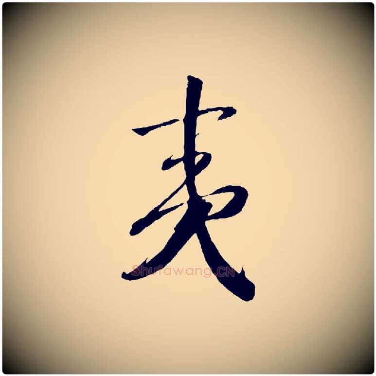 夷毛笔行书写法,摘自宋代高宗洛神赋