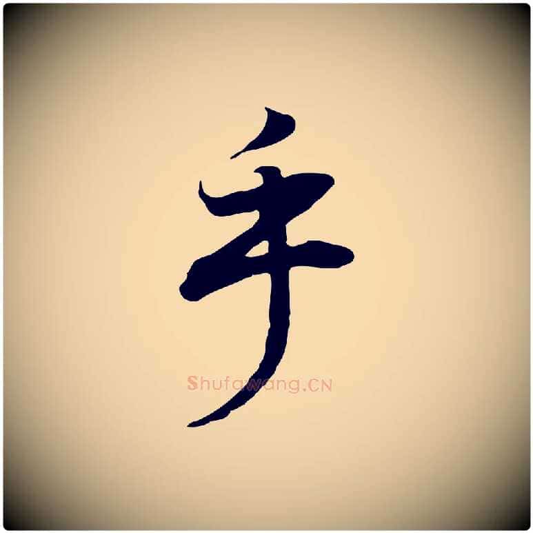 乎毛笔行书写法,摘自明代董其昌邵康节先生自着无名公
