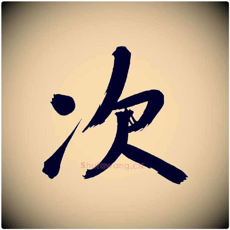 次毛笔行书写法,摘自明代董其昌传赞下