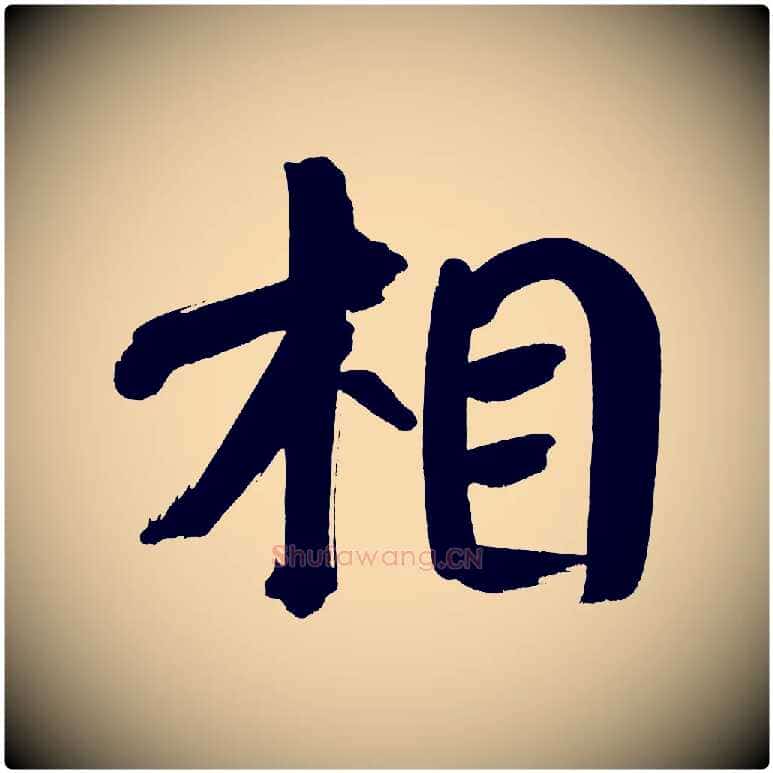 相毛笔行书写法,摘自明代董其昌传赞下